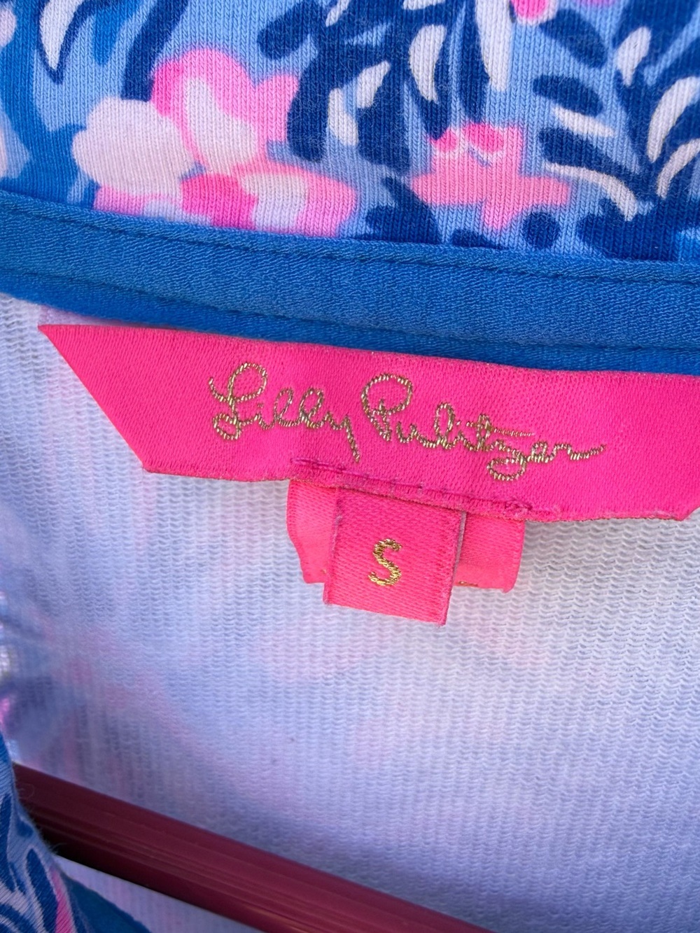 ππ©·Lilly Pulitzer Leona UPF 50+ Zip-Up Jacket| Takin It Easy Print|Size Small π©·π - Picture 9 of 9